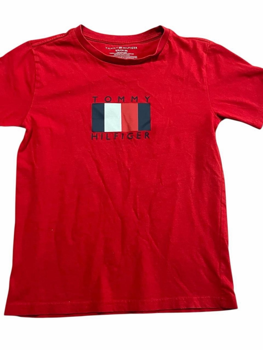 2000s Y2K Tommy Hilfiger Babydoll Tee Women’s Size Small Americana School Preppy